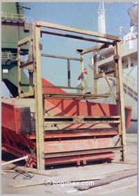 verbrede kistenkantelaar voor aardappelen